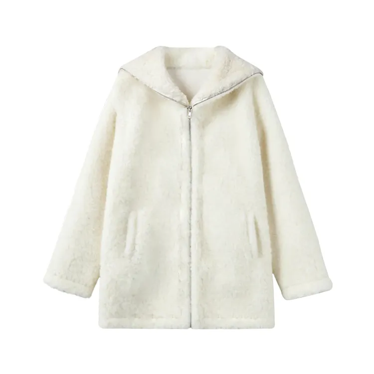 休闲短外套女冬季睡衣加厚春秋款羊羔绒女外套   1108*LY