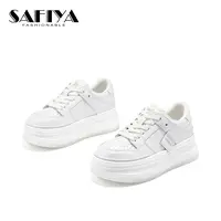 索菲娅Safiya2025春季新款厚底系带舒适百搭时尚休闲鞋SF44112A72