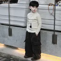 【现货】Jimmy妈童装 万能搭配王 秋冬儿童修身百搭中领针织打底衫