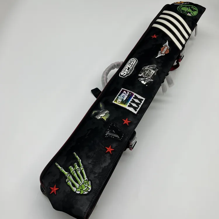 莱瑟塔时尚台球杆包大容量分体式杆桶3×4