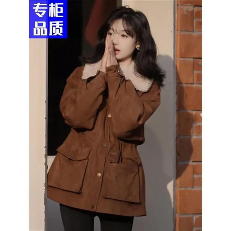 【轻奢品质】秋冬加厚宽松休闲百搭复古时尚ins日系韩版【时尚欧货】