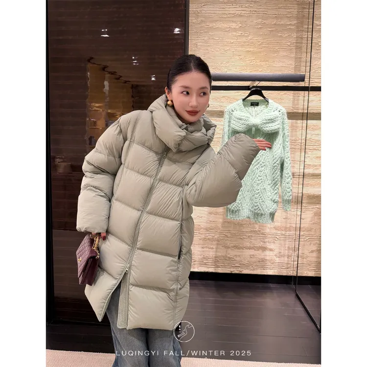 鹭青一原创【云里】三星90白鸭绒无胆重工轻盈羽绒服L25Y7579BA