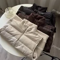 【ZTT】拼接羽绒马甲女显瘦外穿保暖韩版秋冬立领休闲百搭马夹坎肩