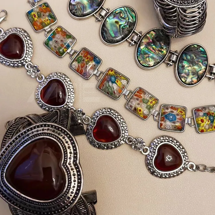 铜合金项链 复古小众孤品集合链接ins