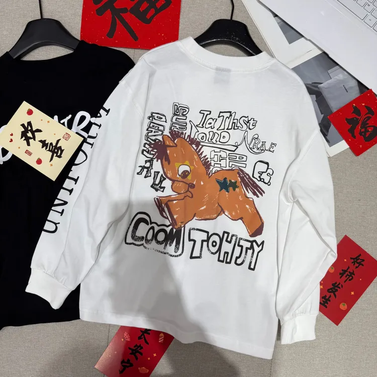 【喜至福来】杭州六小六正版 BY LIUXIAOLIU春季儿童年货长袖20514