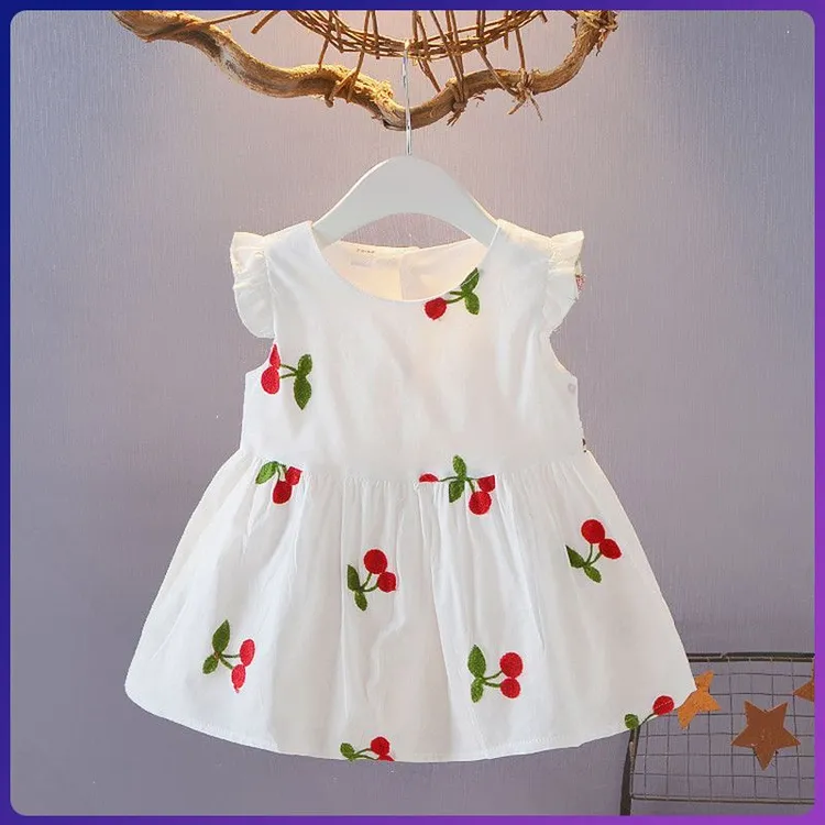 女童连衣裙夏季新款小童纯棉背心裙0-3女宝韩版睡裙连衣裙娃娃裙