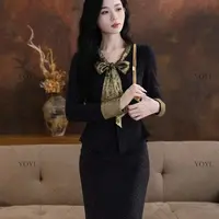 【yola】柏林庄园秋冬新款法式气质高级显瘦直筒连衣裙-YL11226