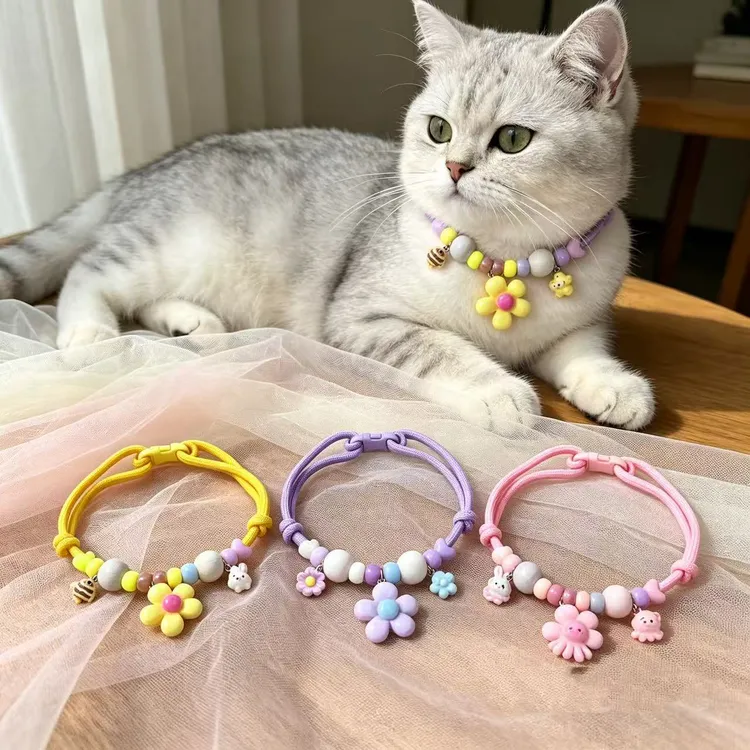 宠物项圈驱虫招财猫咪狗狗香樟木珠防蚤虱子和风体外用品商品图
