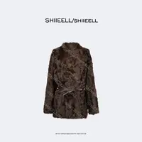 SHIIEELL秋冬时尚气质百搭厚款设计师质感保暖加厚收腰外套Z5004
