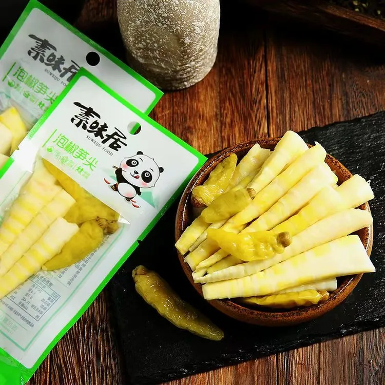 素味居22g袋装笋尖嫩笋尖眉山泡椒脆笋新鲜嫩笋解馋网红零食泡椒