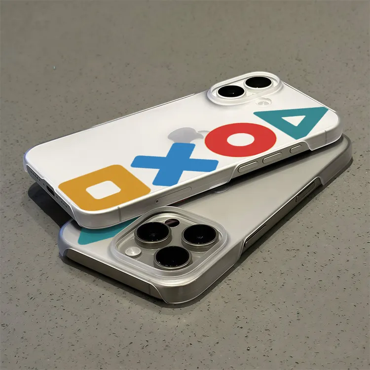 BANCA游戏机按键PC磨砂硬壳适用苹果16P手机壳华为oppo小米viv