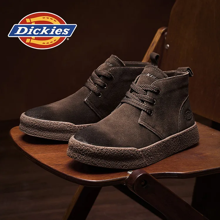 Dickies马丁靴2025冬季新款老钱风男士耐磨复古休闲男鞋百搭靴子