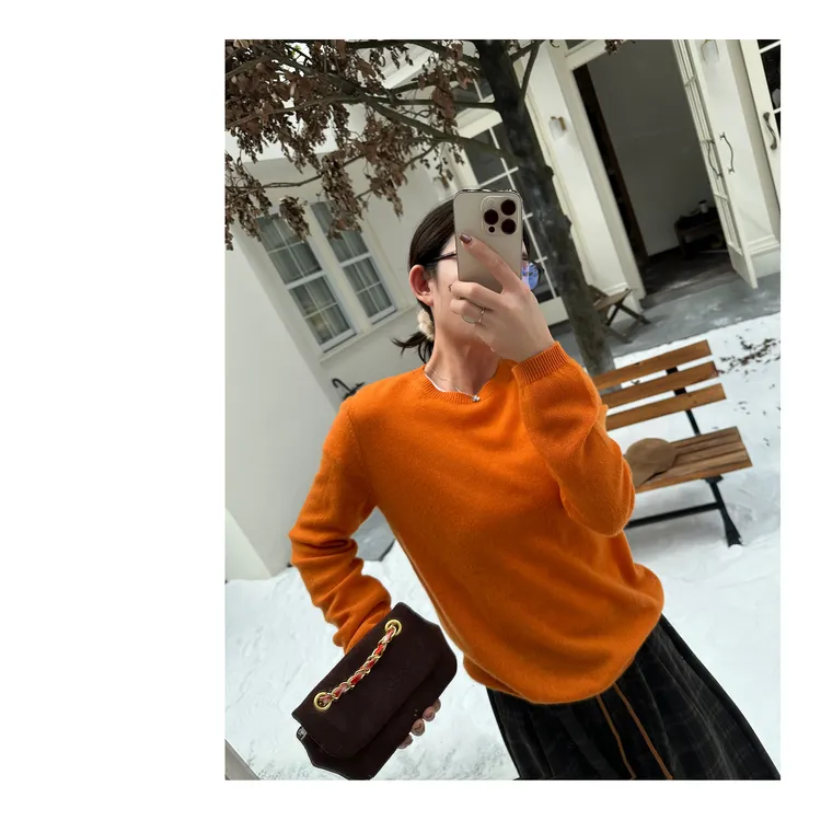 HDD- "针织列表" 羊毛 秋冬针织女款品质简约毛衣上衣 Y9278