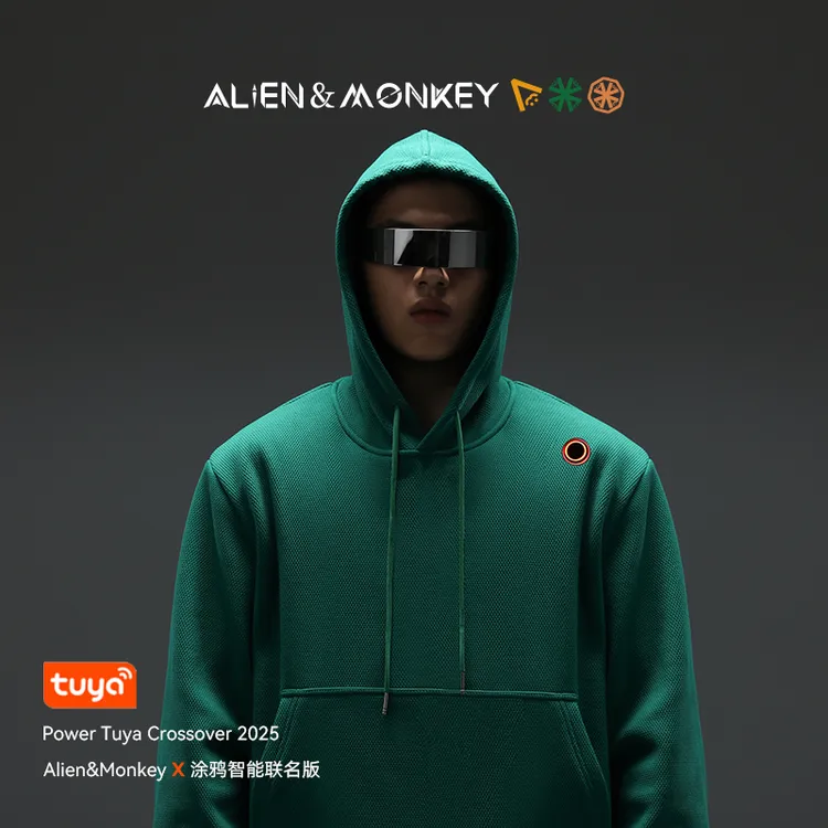 Alien&Monkey 智能零下恒温发热卫衣黑科技电暖上衣连帽休闲外套