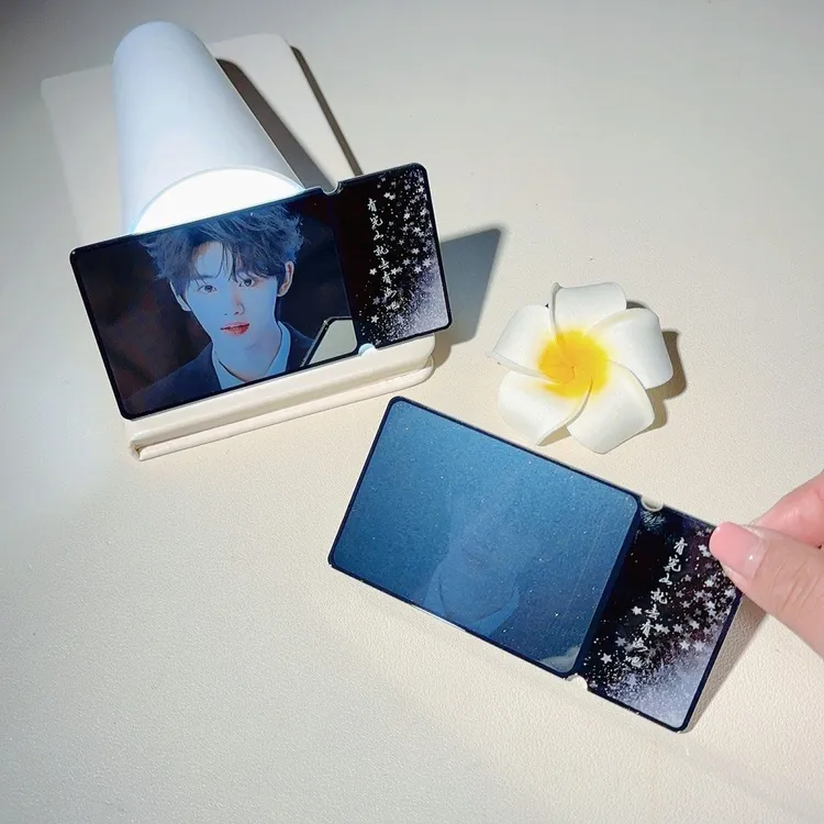 时代峰峻时代少年团四代透镜便携式镜子高颜挂件镜中画亚克力票根