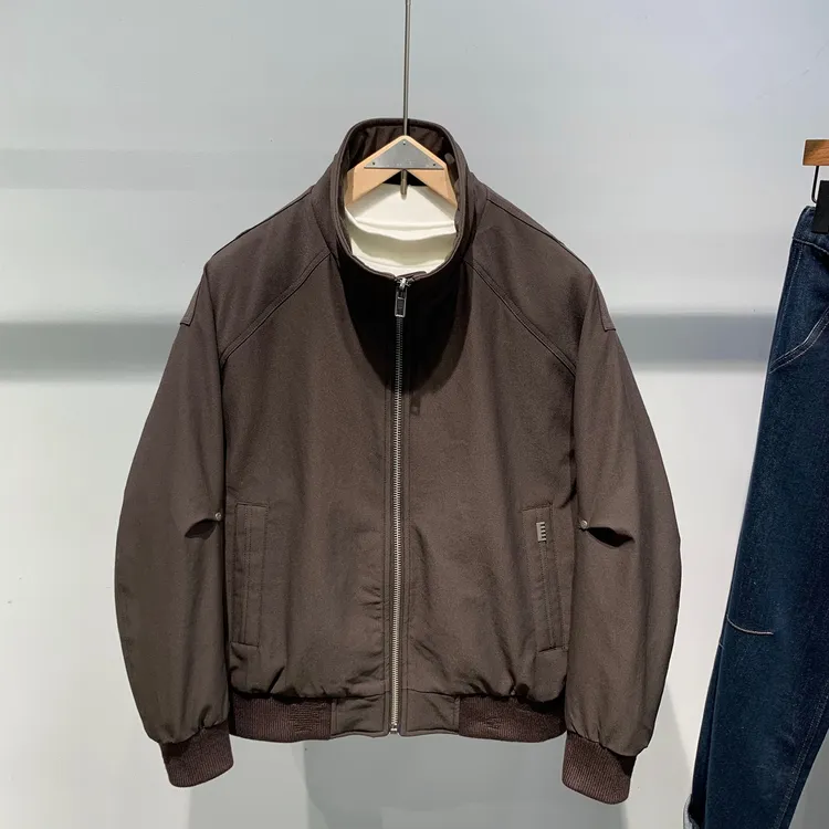 JOZDICE/纪治迪哲羽绒服外套冬季鸭绒立领简约舒适羽绒服男款