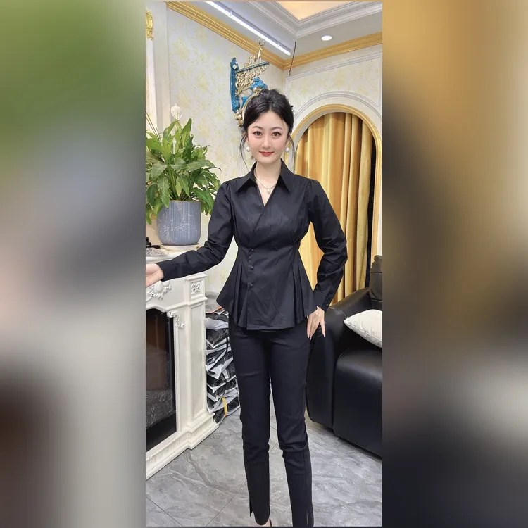 （6968）雅伊裳品家2025年早秋新款时尚女人气质百搭显瘦衬衫女