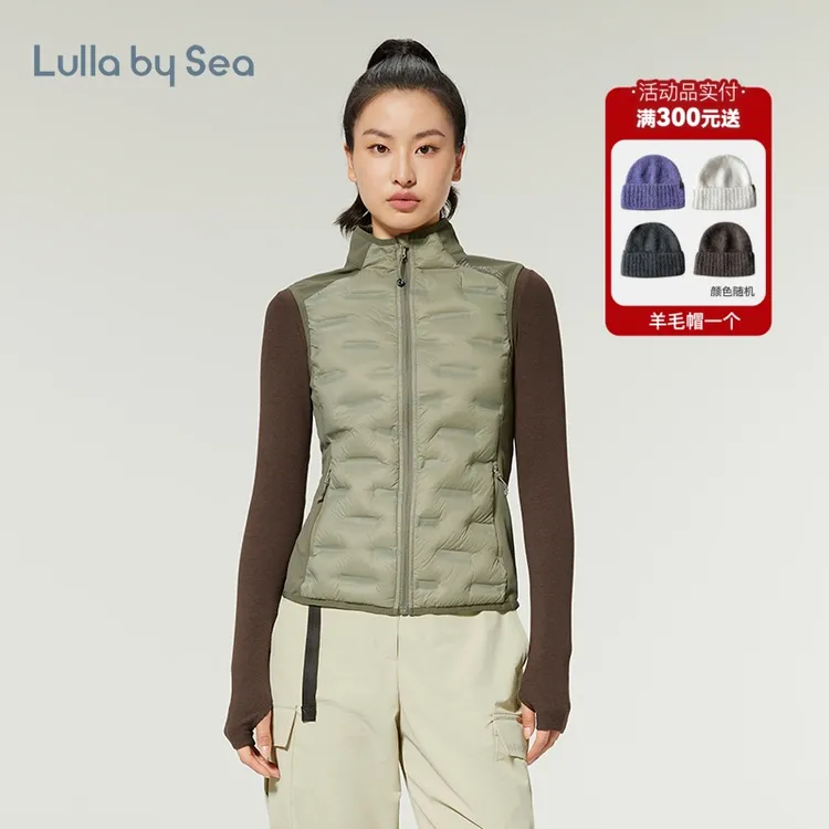 Lulla by Sea| 男女同款 轻暖羽绒马甲户外骑行保暖背心Lightwarm