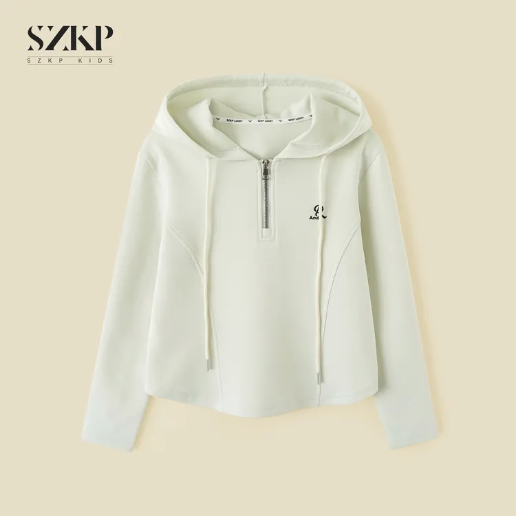 SZKP秋季新款女童装休闲上衣中大童时尚洋气儿童卫衣YNYQ553030