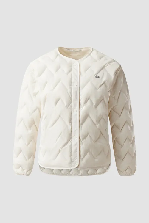 KOLON SPORT【现货】可隆女士户外轻量轻量羽绒服宽松版型鹅绒