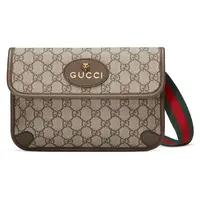 95新 GUCCI/古驰 古驰 虎头 腰包 老花/JW3349