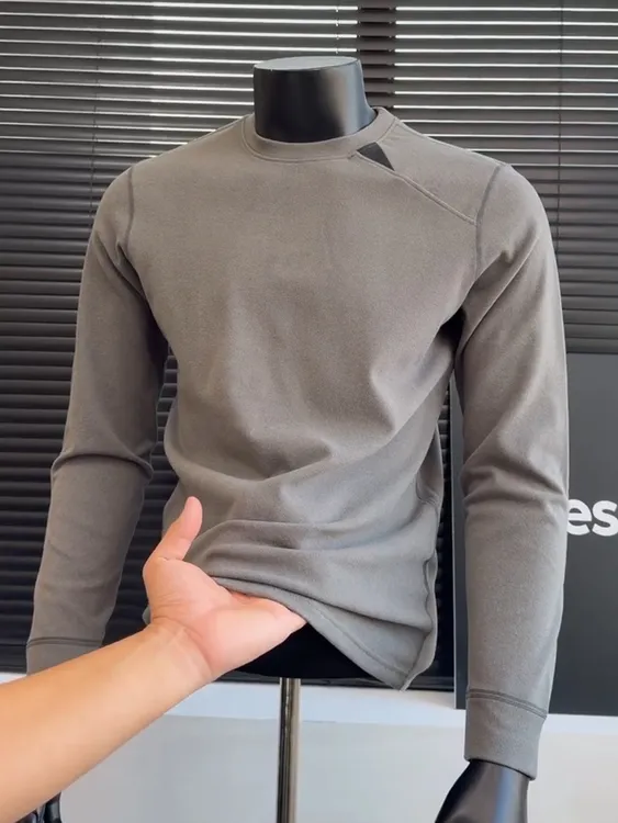 特大码300斤德绒打底衫男士秋冬季保暖弹力长袖T恤内搭高级感上衣