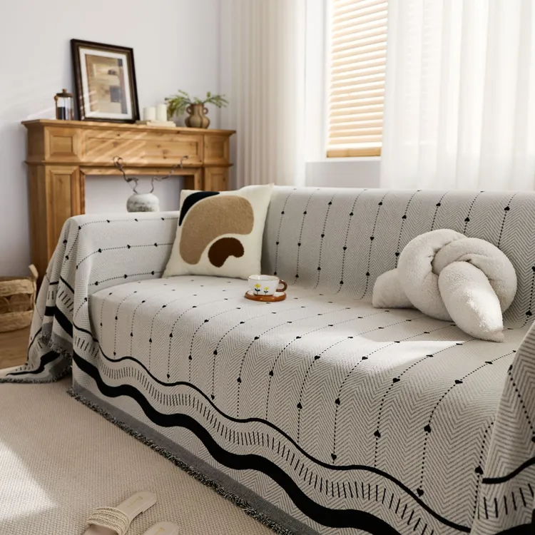 淑芯现沙发巾全盖防猫沙发垫沙发垫防滑沙发盖布全包通用一体