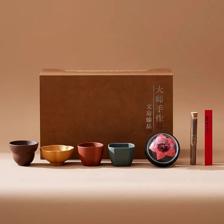 非遗传承大师工艺·紫砂茶具香插·香薰精油|鸿运当头国色添香