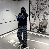 SEVENFUOO-【必入款】条纹休闲裤