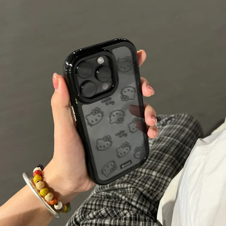 可爱HelloKitty适用苹果16promax手机壳iphone15pro亚克力1413