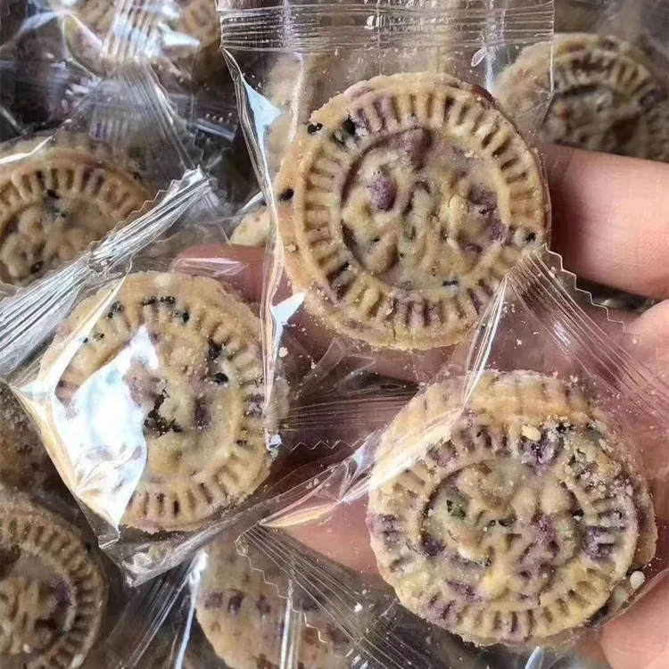 广东特产紫薯米饼杂粮酥饼香脆美味休闲即食零食