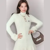 7001【金拐子专属】CHUU字母刺绣设计A字鱼尾辣妹连衣裙-F
