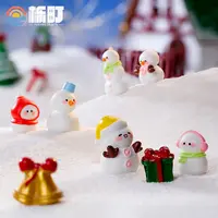 【双许愿+对对碰】冬季创意圣诞雪人树脂摆件