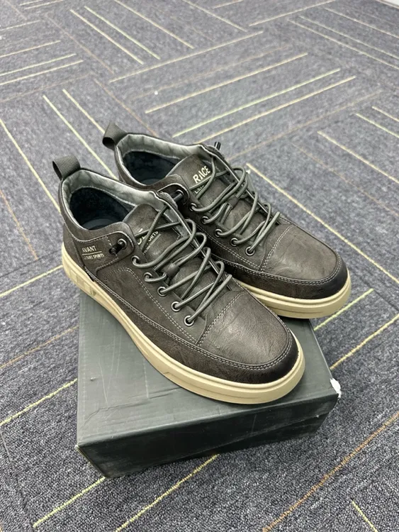 海秋冬内胆加绒男士休闲鞋08