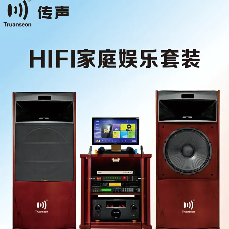 传声MK-J1500高端HIFI专业级15寸家庭别墅娱乐前后级套装音响