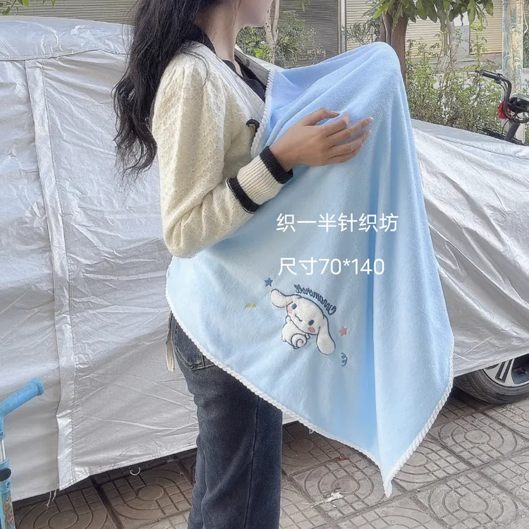 婴儿围巾春款珊瑚绒柔软保暖舒适新生宝宝外出盖巾盖毯