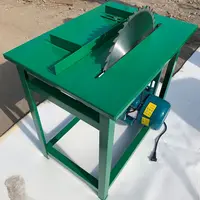 小型台锯锯柴台锯220V家用推台锯锯柴火锯木锯柴一体木工台锯神器