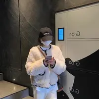 韩系羊羔毛绒小香风外套1D9911751 M1001