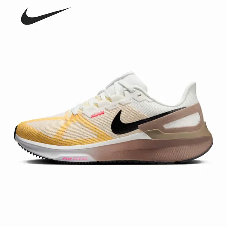 NIKE/耐克官方正品跑步鞋女25春季款AIR ZOOM STRUCTURE 25运动鞋