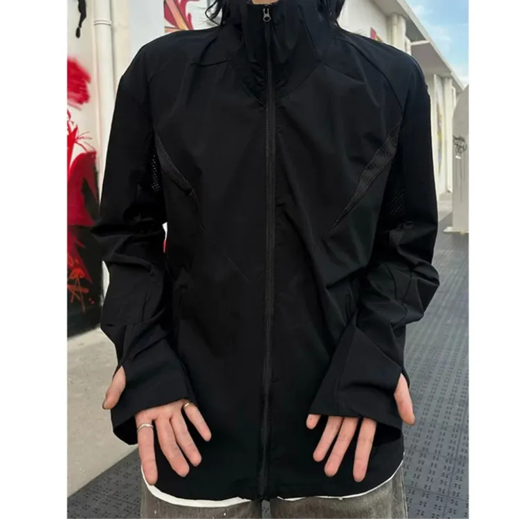 网眼透气立领速干防晒衣男女夏户外冰丝轻薄凉感冰皮钓鱼防晒外套