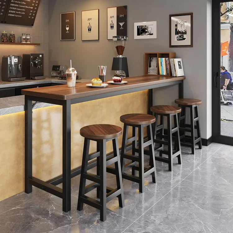 电脑桌1米高吧台桌椅酒吧桌上供桌琴桌家用长条工作台