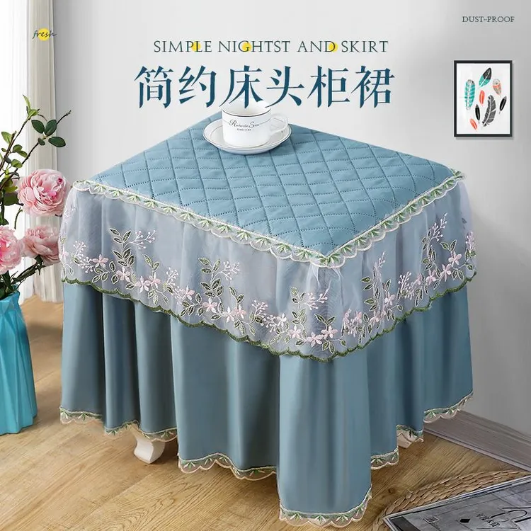 简约现代床头柜罩罩防尘套床头柜万能盖巾防尘罩全包欧式床头柜套