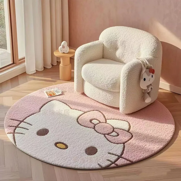 毛绒地毯凯迪公主百搭仿羊绒耐用加厚床边飘窗阳台地毯地毯