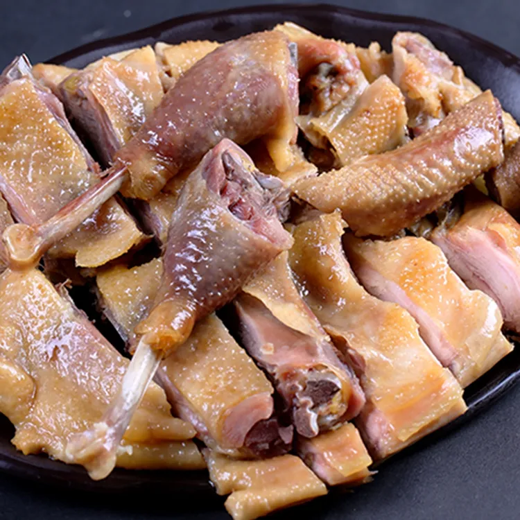 山东临沂手工腌制太阳自然晾晒风干鸡咸货