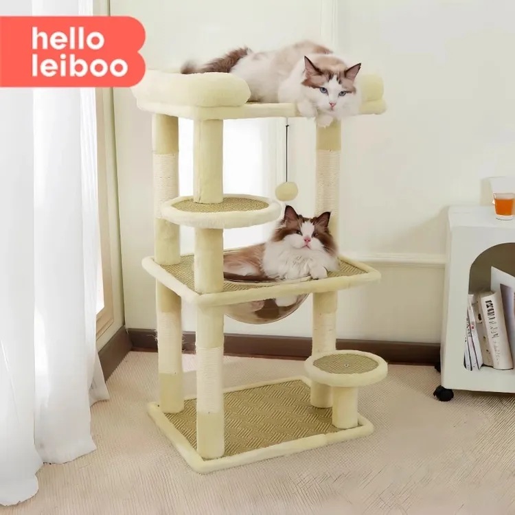 猫爬架家用大猫专用猫抓板猫窝一太空舱猫跳台凉席猫架子猫爬梯