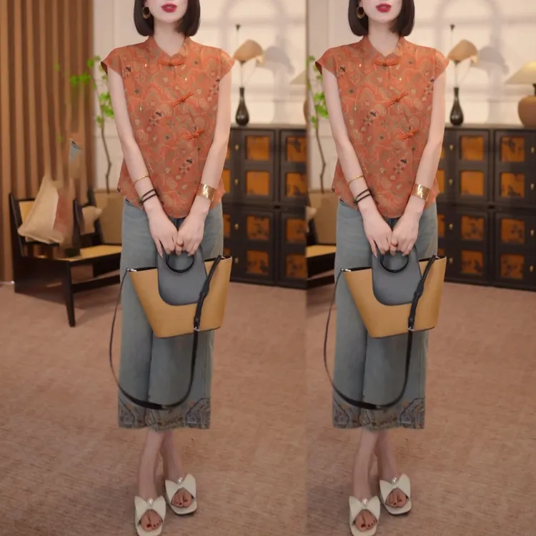 2025年夏季新款韩版时尚设计感套装女小众洋气高级感潮流两件套