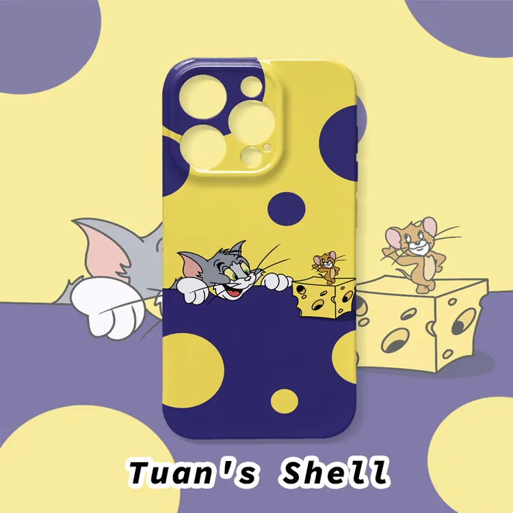 奶酪猫和老鼠菲林软壳适用苹果VIVO华为OPPO小米荣耀一加手机壳