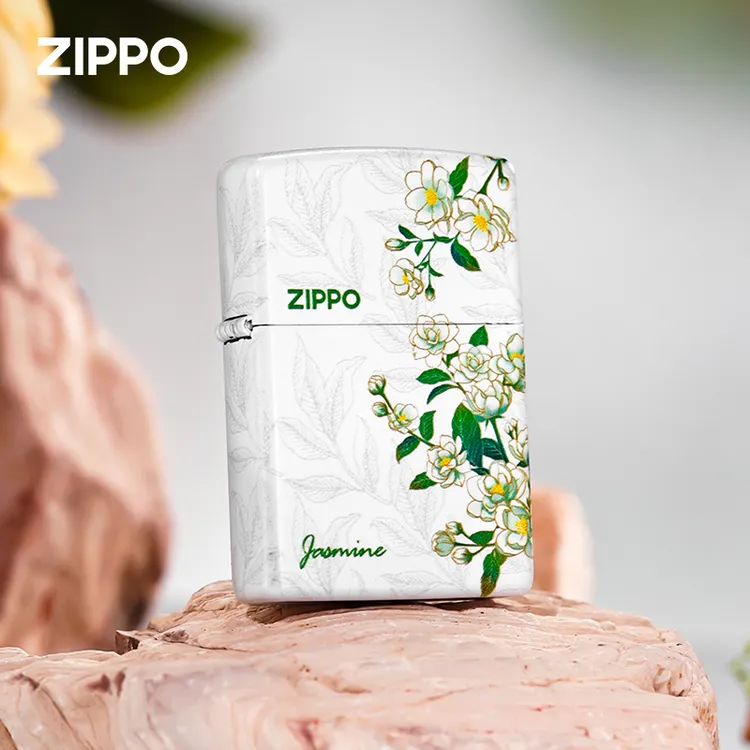 ZIPPO/之宝打火机春绘茉莉防风男生礼物情人节生日高档礼盒DYJ1