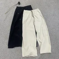 新款韩版简约纯色百搭时尚松紧腰休闲裤S738