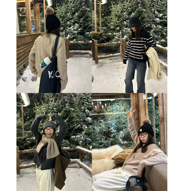 Our2【全羊毛绞花毛衣】秋冬休闲设计款百搭针织开衫【170-803】